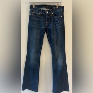 7 for All Man Kind Low Rise Bootcut Jeans Size 26